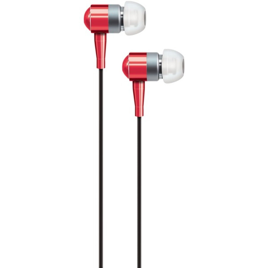 At&t Peb02-red Peb02 In-ear Aluminum Stereo Earbuds (red)