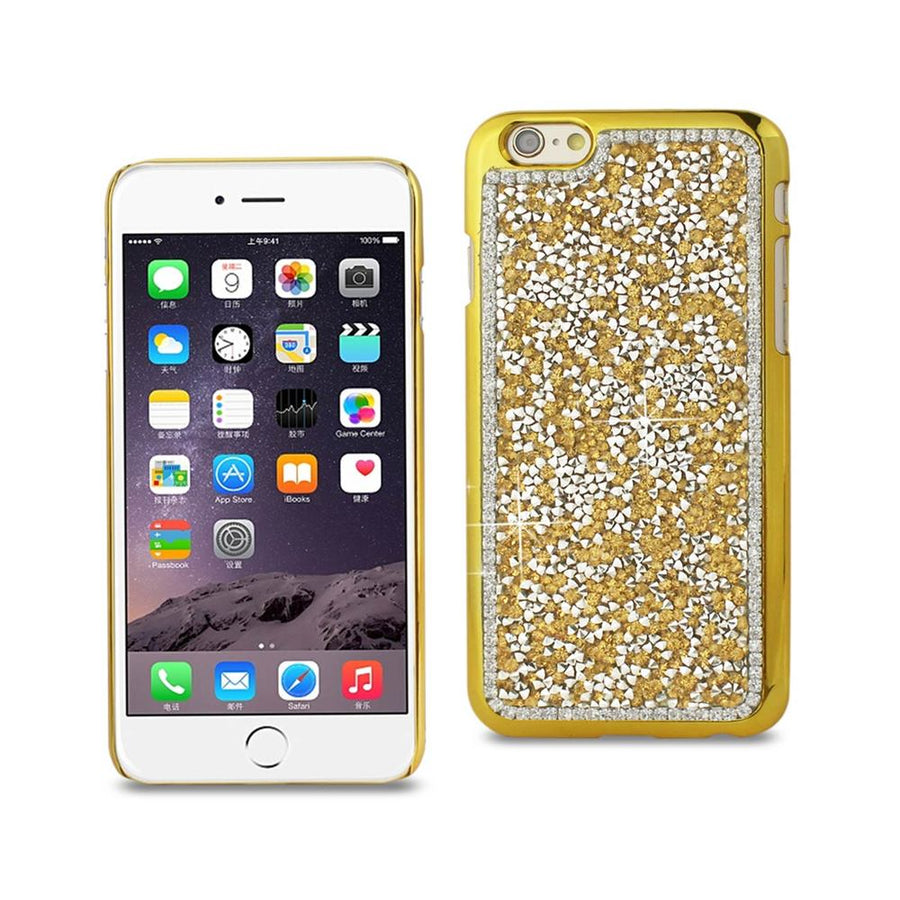 Reiko Iphone 6s/ Iphone 6 Jewelry Bling Rhinestone Case In Gold