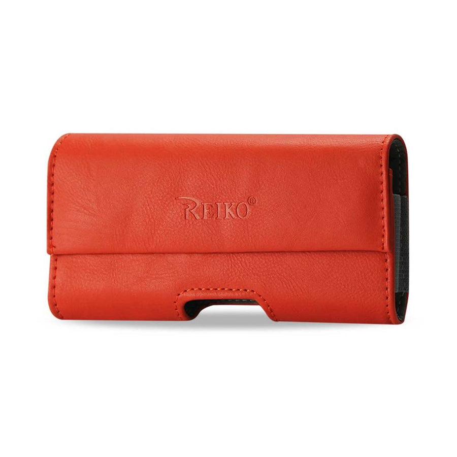 Horizontal Pouch Iphone4 In Orange (4.72x2.56x0.59 Inches Plus)