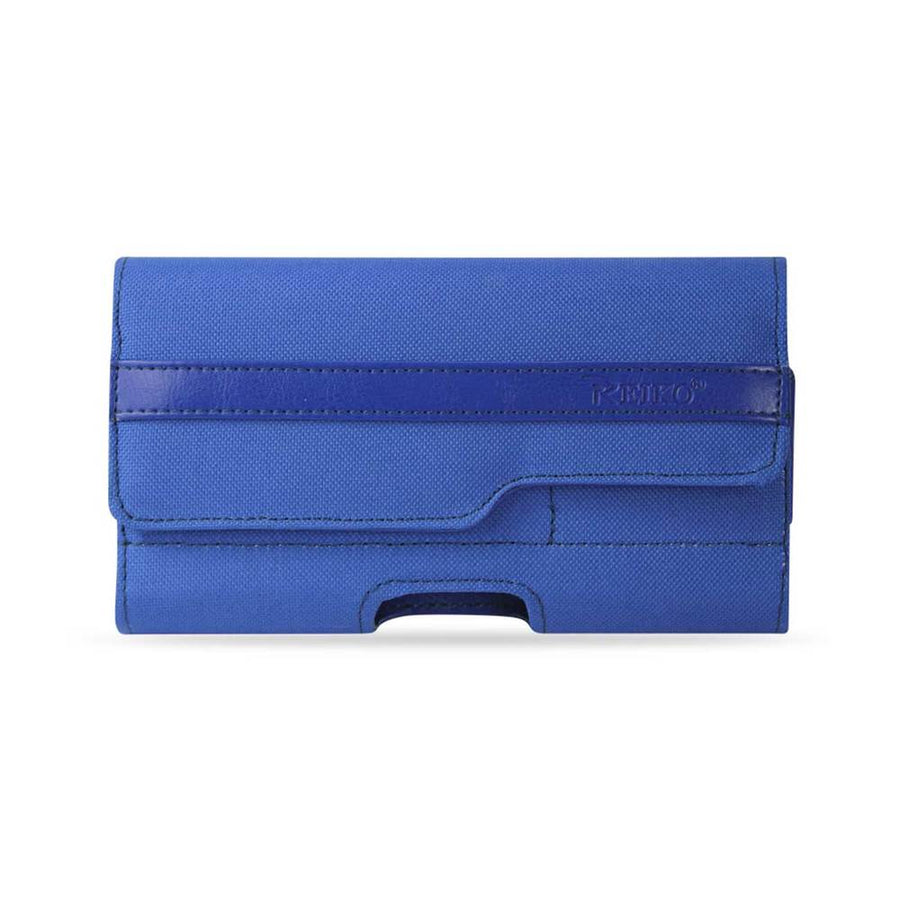 Reiko Rugged Pouch With Card Holder In Navy (6.6x3.5x0.7 Inches)