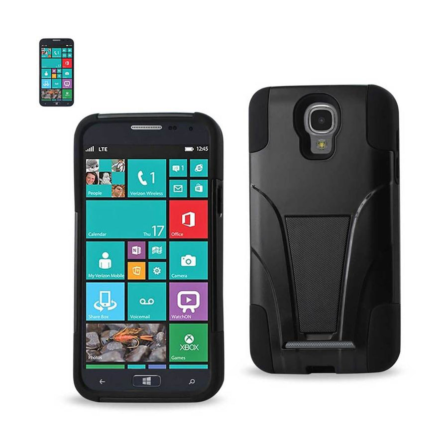 Reiko Samsung Ativ Se Hybrid Heavy Duty Case With Kickstand In Black