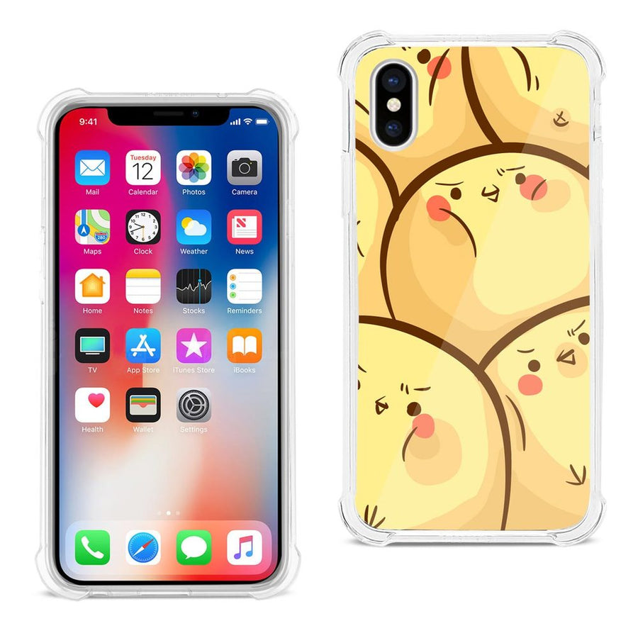 Reiko Iphone X/iphone Xs Chick Overload Design Air Cushion Case In Clear