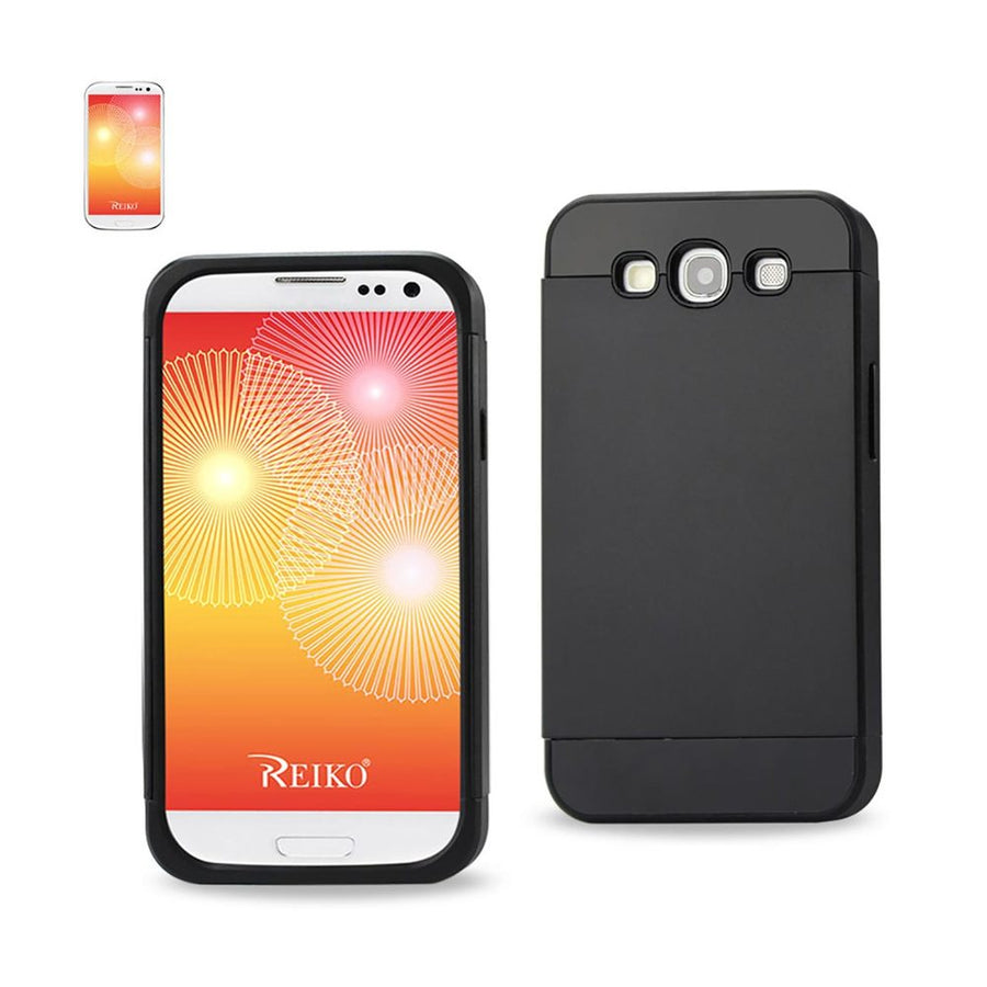 Reiko Samsung Galaxy S3 Hybrid Case With Card Holder In Black