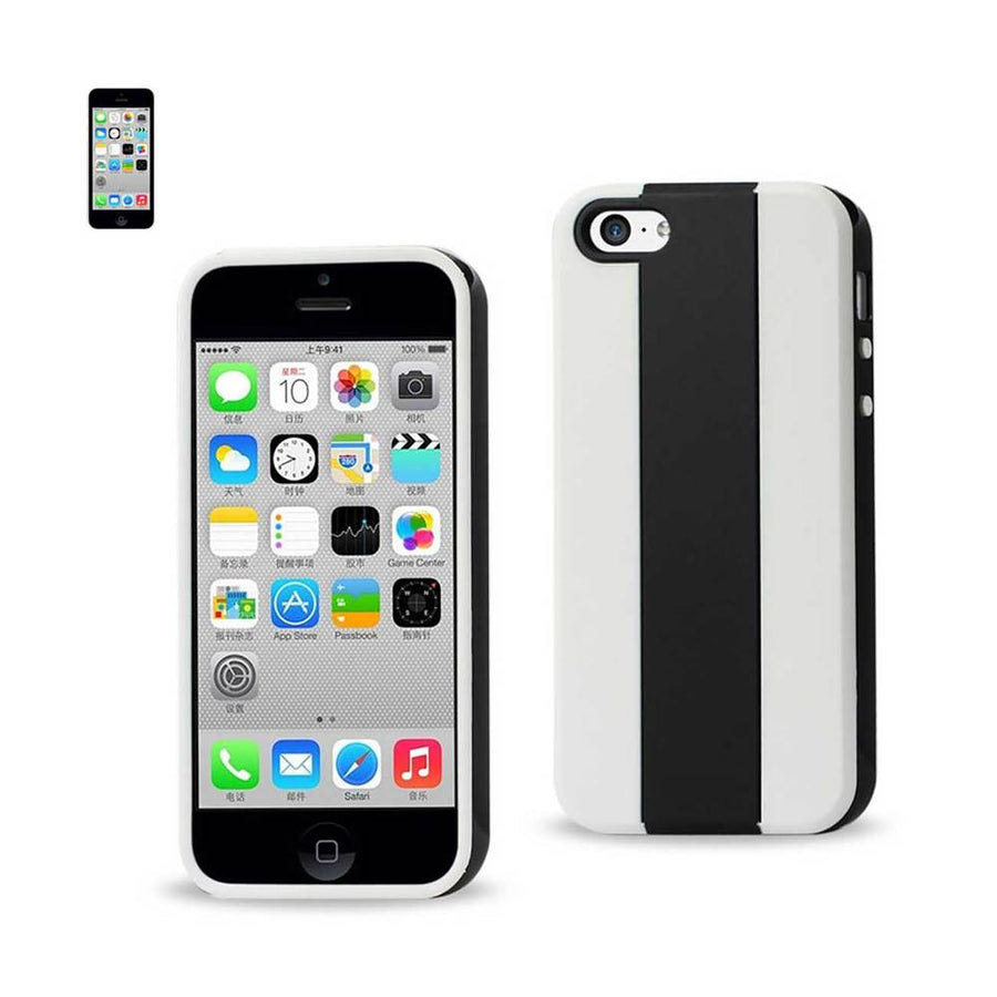 Reiko Iphone 5c Striped Case In Black White