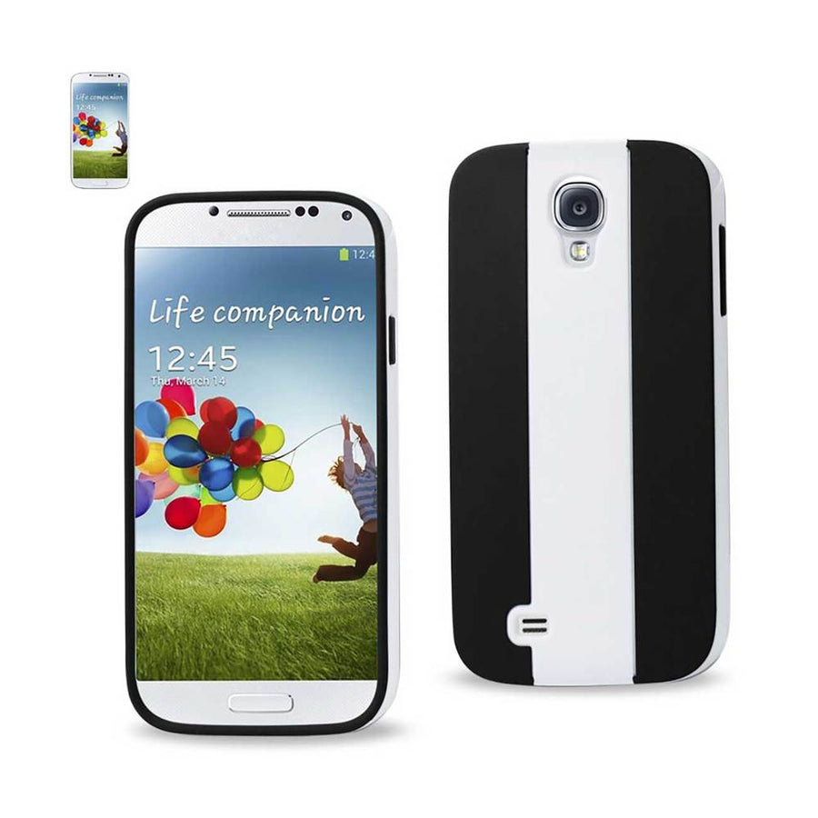 Reiko Samsung Galaxy S4 Striped Case In White Black