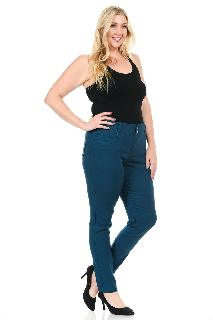 926 Women's Jeans - Plus Size - High Waist - Push Up - Style W1506