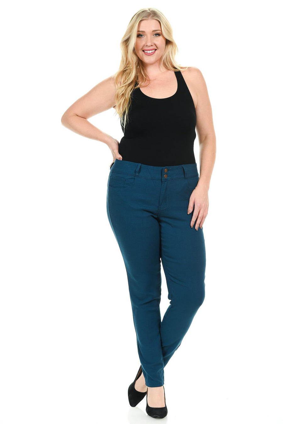 926 Women's Jeans - Plus Size - High Waist - Push Up - Style W1506