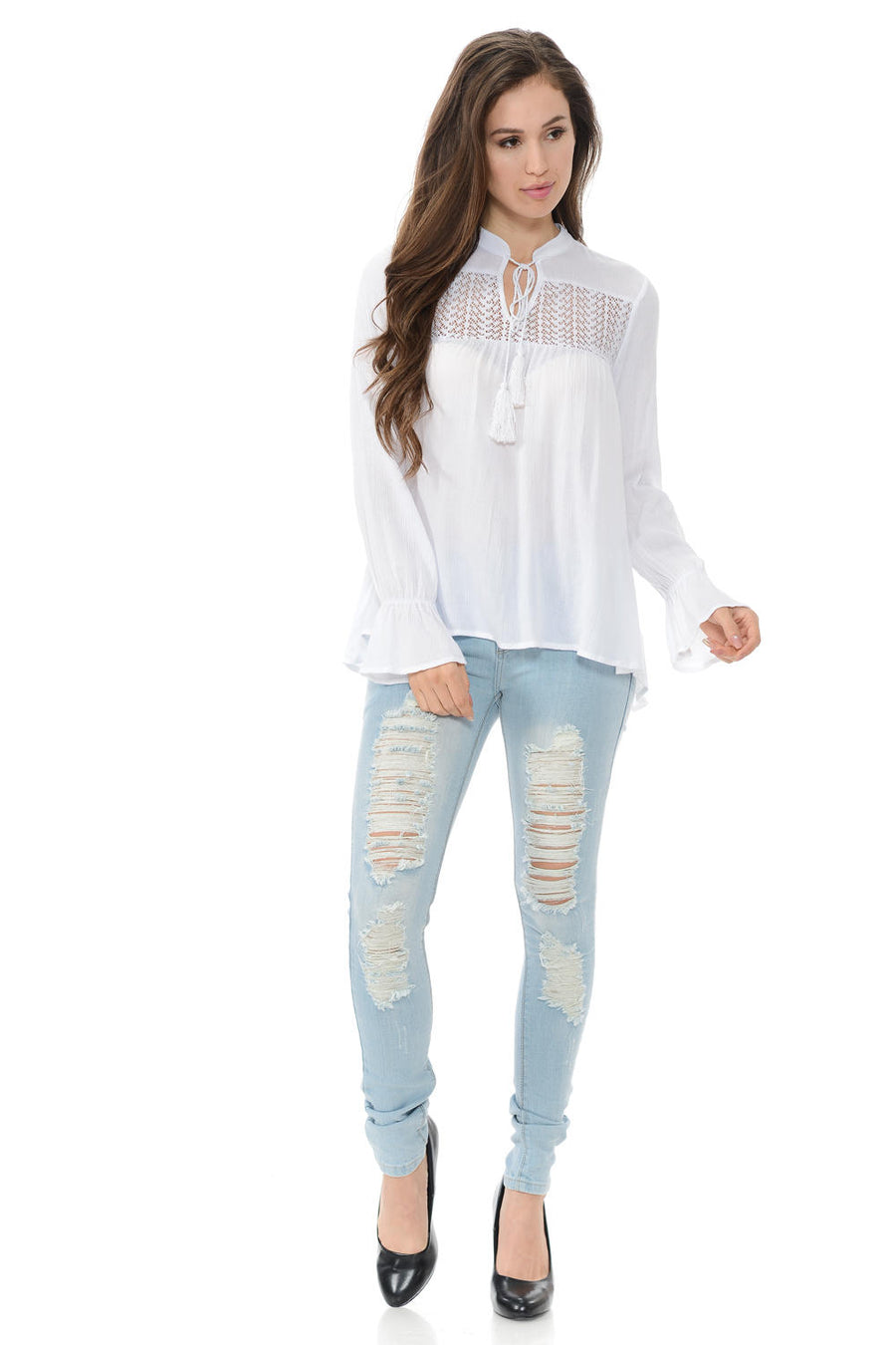 Diamante Women's Blouse - Style 6187295