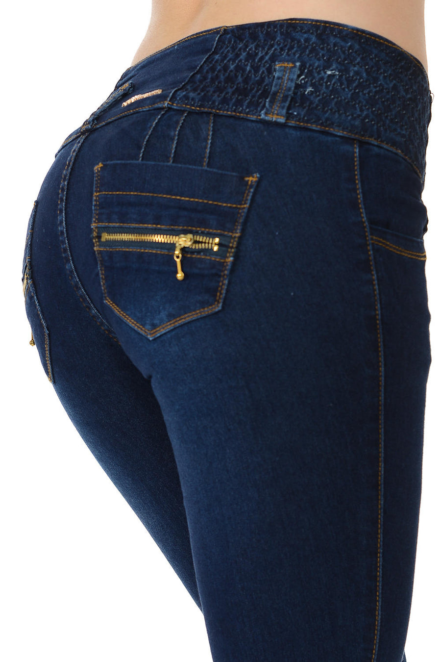 M.Michel Women's Jeans Colombian Design, Butt Lift, Levanta Cola, Push Up, Skinny - Style A5183