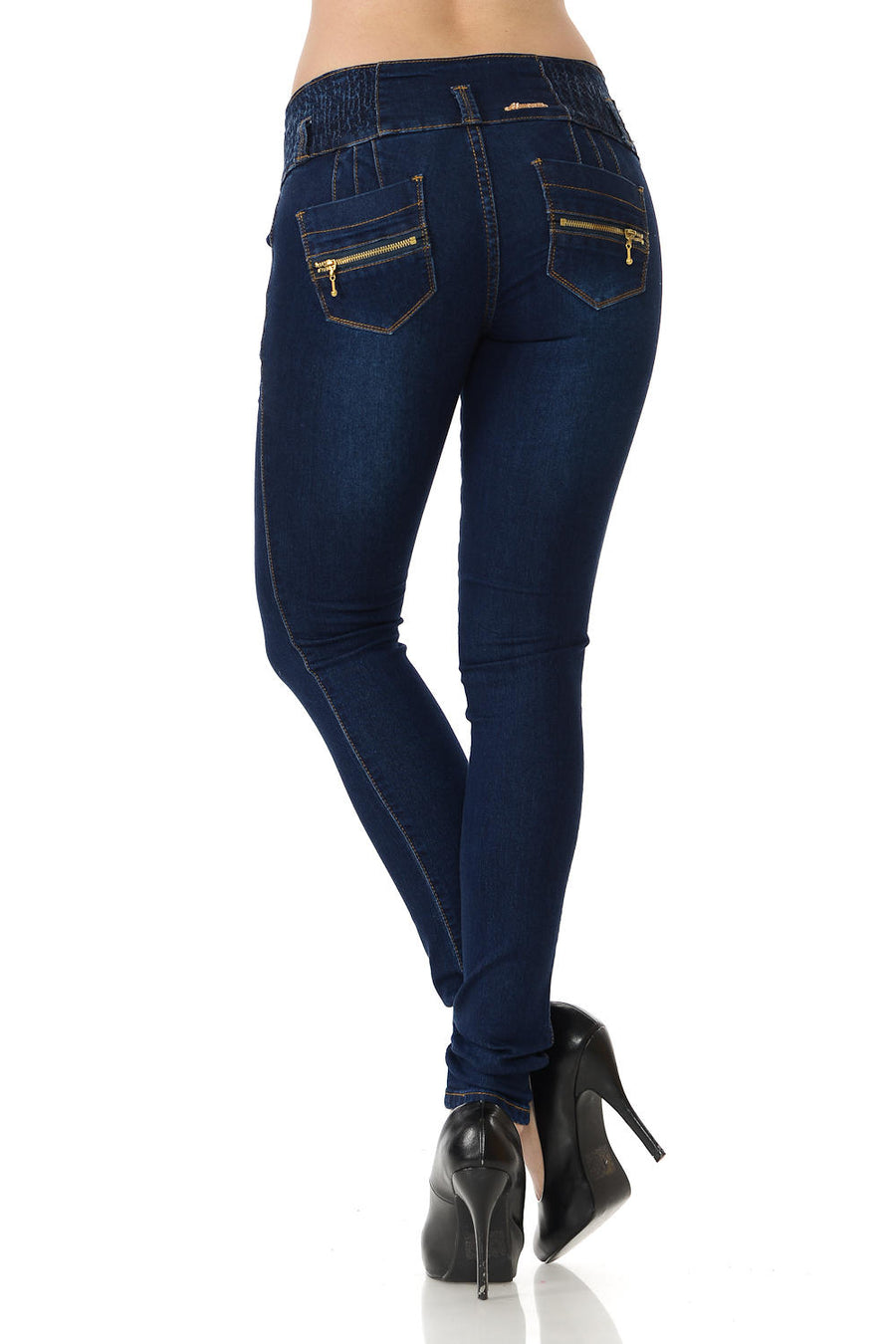 M.Michel Women's Jeans Colombian Design, Butt Lift, Levanta Cola, Push Up, Skinny - Style A5183