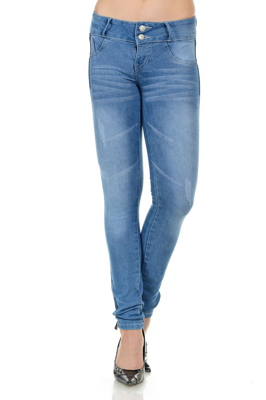 M.Michel Women's Jeans Colombian Design, Butt Lift, Levanta Cola, Push Up, Skinny - Style G367