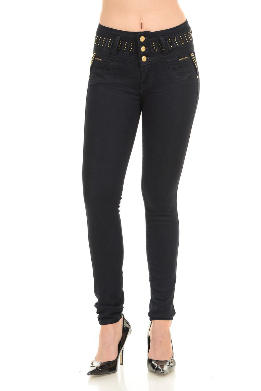 M.Michel Women's Jeans Colombian Design, Butt Lift, Levanta Pompa, Push Up, Skinny - Style G444