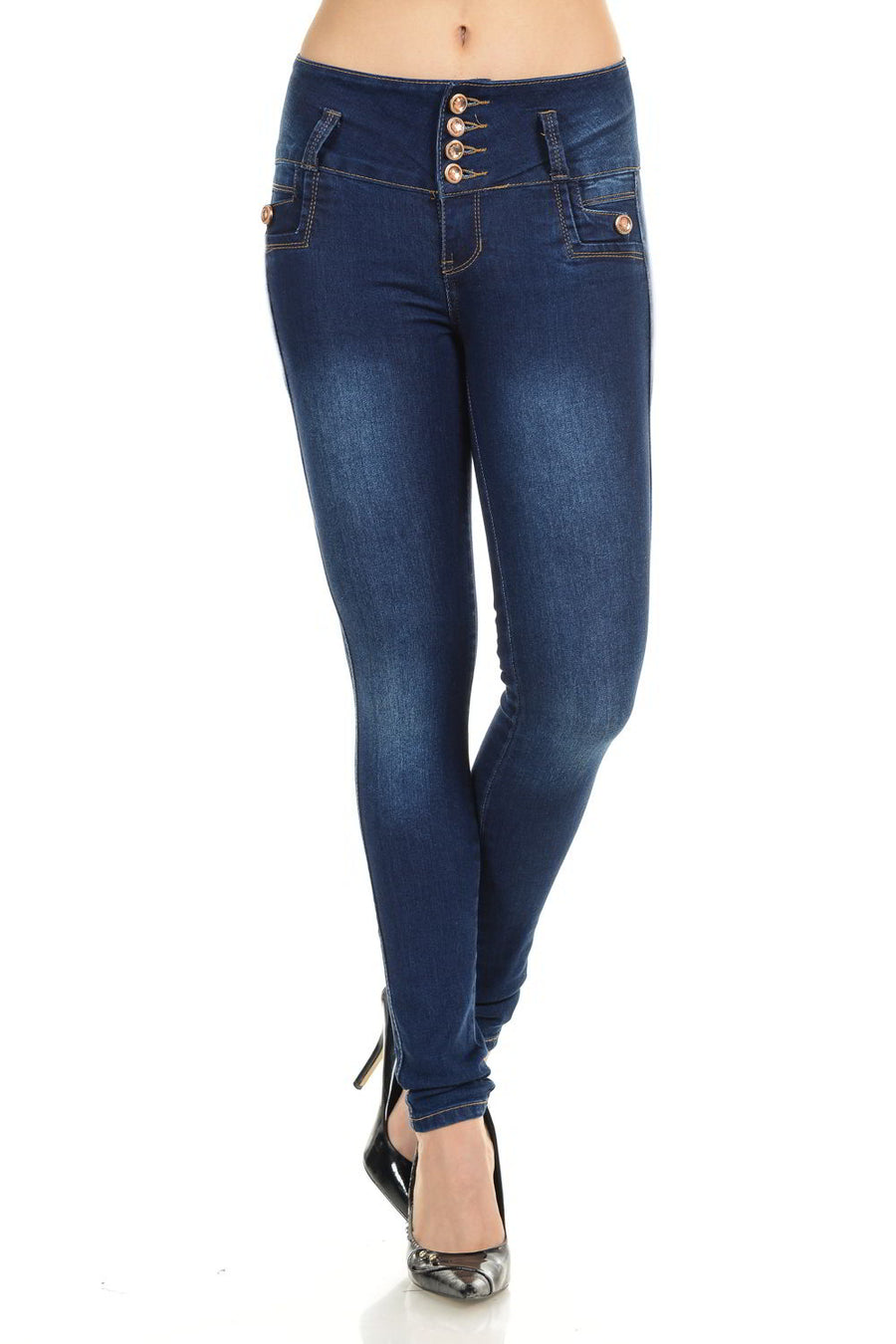 M.Michel Women's Jeans Colombian Design, Butt Lift, Levanta Cola, Push Up, Skinny - Style G807