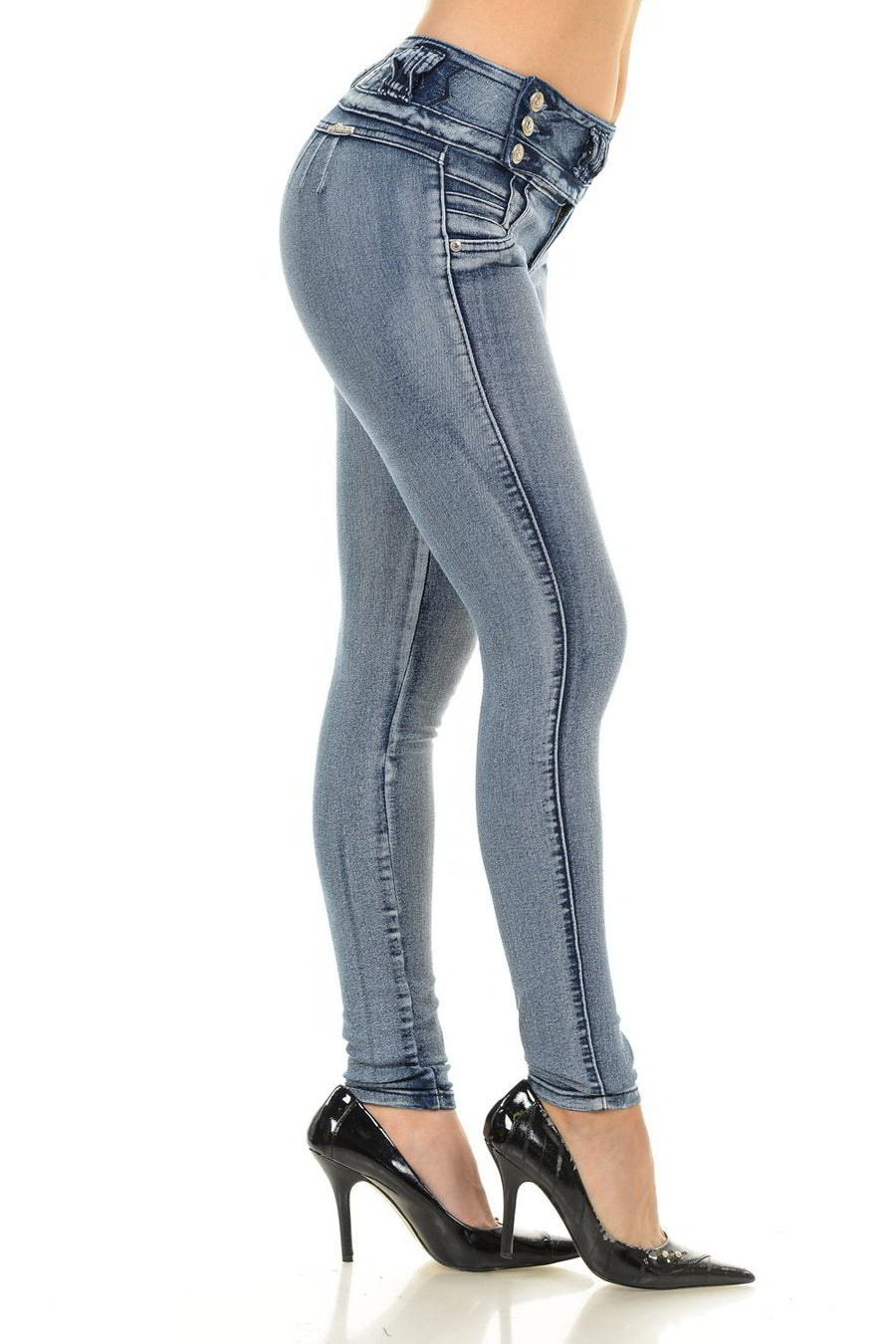 M.Michel Women's Jeans Colombian Design, Butt Lift, Levanta Pompa, Push Up, Skinny - Style G864