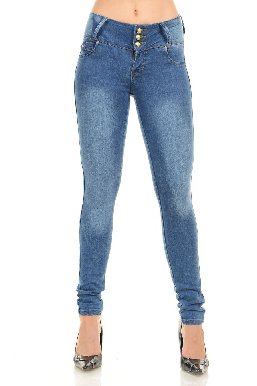 M.Michel Women's Jeans Colombian Design, Butt Lift, Levanta Pompa, Push Up, Skinny - Style G900