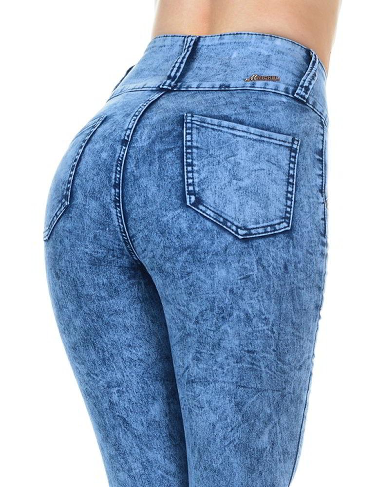 M.Michel Women's Jeans Colombian Design, Butt Lift, Levanta Cola, Push Up, Skinny - Style K1051