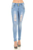 M.Michel Women's Jeans Colombian Design, Butt Lift, Levanta Pompa, Push Up, Skinny - Style K620