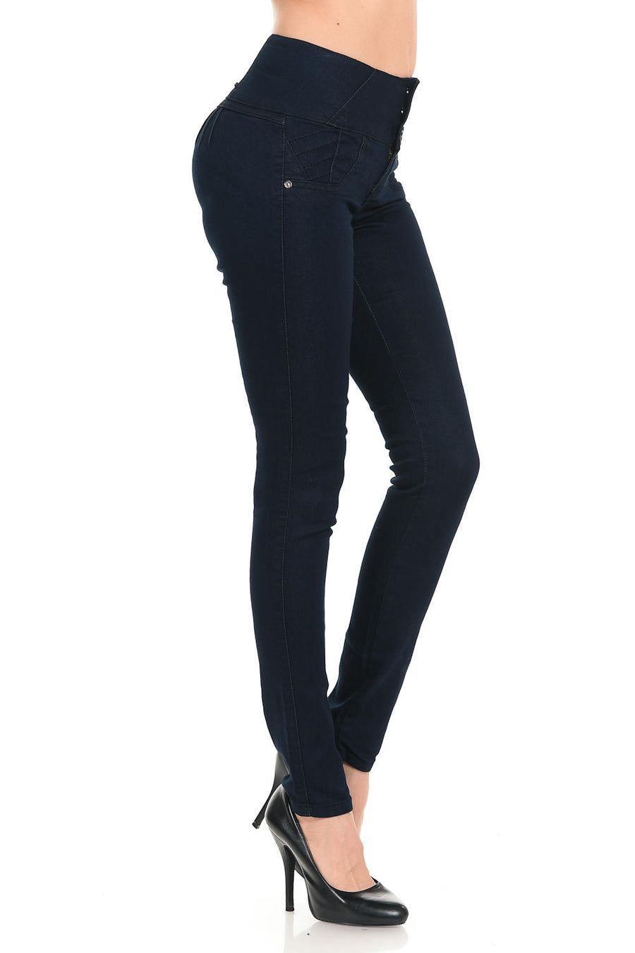 M.Michel Women's Jeans Colombian Design, Butt Lift, Levanta Pompa, Push Up, Skinny - Style K844