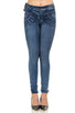 M.Michel Women's Jeans Colombian Design, Butt Lift, Levanta Pompa, Push Up, Skinny - Style M1052