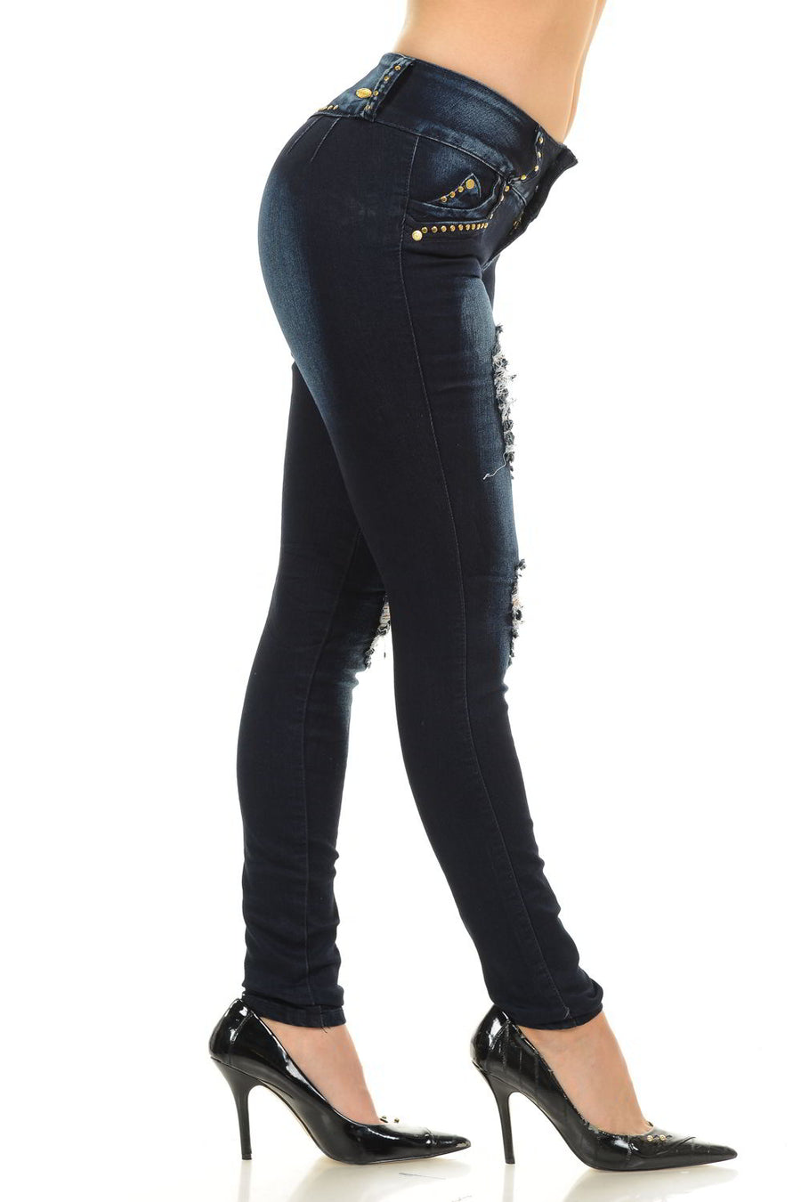 M.Michel Women's Jeans Colombian Design, Butt Lift, Levanta Cola, Push Up, Skinny - Style M687