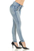 M.Michel Women's Jeans Colombian Design, Butt Lift, Levanta Pompa, Push Up, Skinny - Style M756