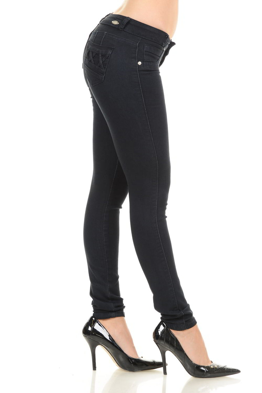 M.Michel Women's Jeans Colombian Design, Butt Lift, Levanta Pompa, Push Up, Skinny - Style M766