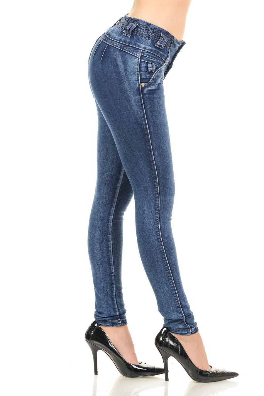 M.Michel Women's Jeans Colombian Design, Butt Lift, Levanta Pompa, Push Up, Skinny - Style M778