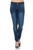 M.Michel Women's Jeans Colombian Design, Butt Lift, Levanta Pompa, Push Up, Skinny - Style M780