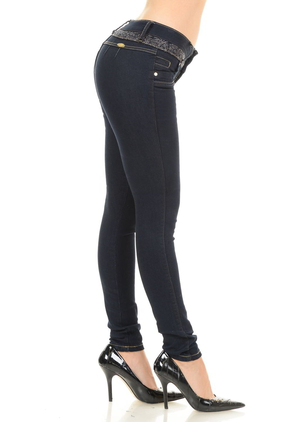 M.Michel Women's Jeans Colombian Design, Butt Lift, Levanta Cola, Push Up, Skinny - Style M815