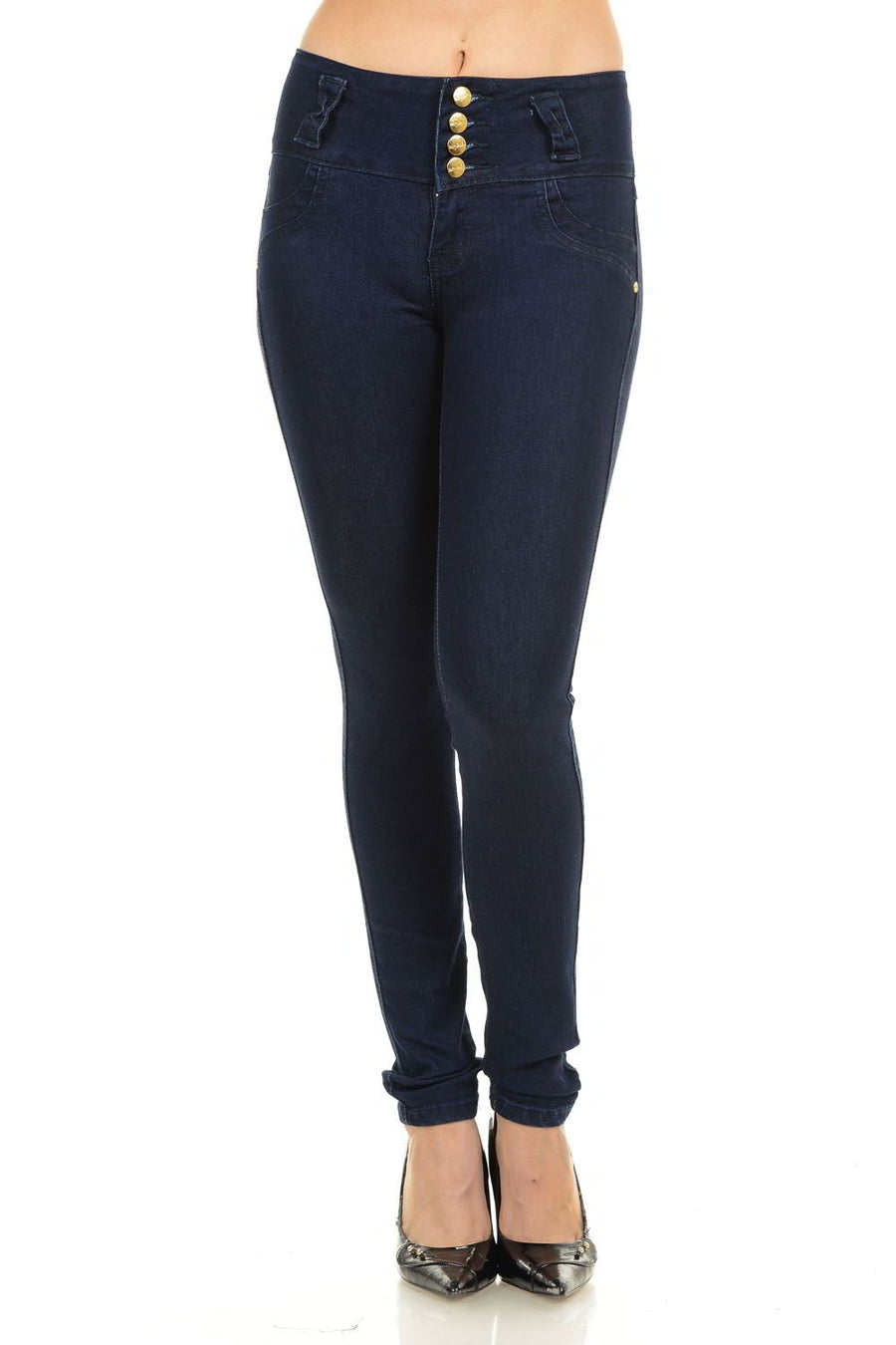 M.Michel Women's Jeans Colombian Design, Butt Lift, Levanta Cola, Push Up, Skinny - Style M849