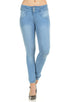 M.Michel Women's Jeans Colombian Design, Butt Lift, Levanta Pompa, Push Up, Skinny - Style M854