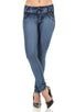 M.Michel Women's Jeans Colombian Design, Butt Lift, Levanta Cola, Push Up, Skinny - Style M907