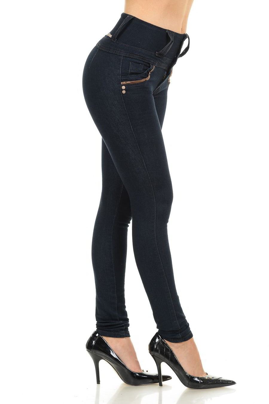 M.Michel Women's Jeans Colombian Design, Butt Lift, Levanta Cola, Push Up, Skinny - Style M913