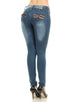 M.Michel Women's Jeans Colombian Design, Butt Lift, Levanta Pompa, Push Up, Skinny - Style M942