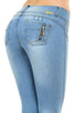 M.Michel Women's Jeans Colombian Design, Butt Lift, Levanta Pompa, Push Up, Skinny - Style M946