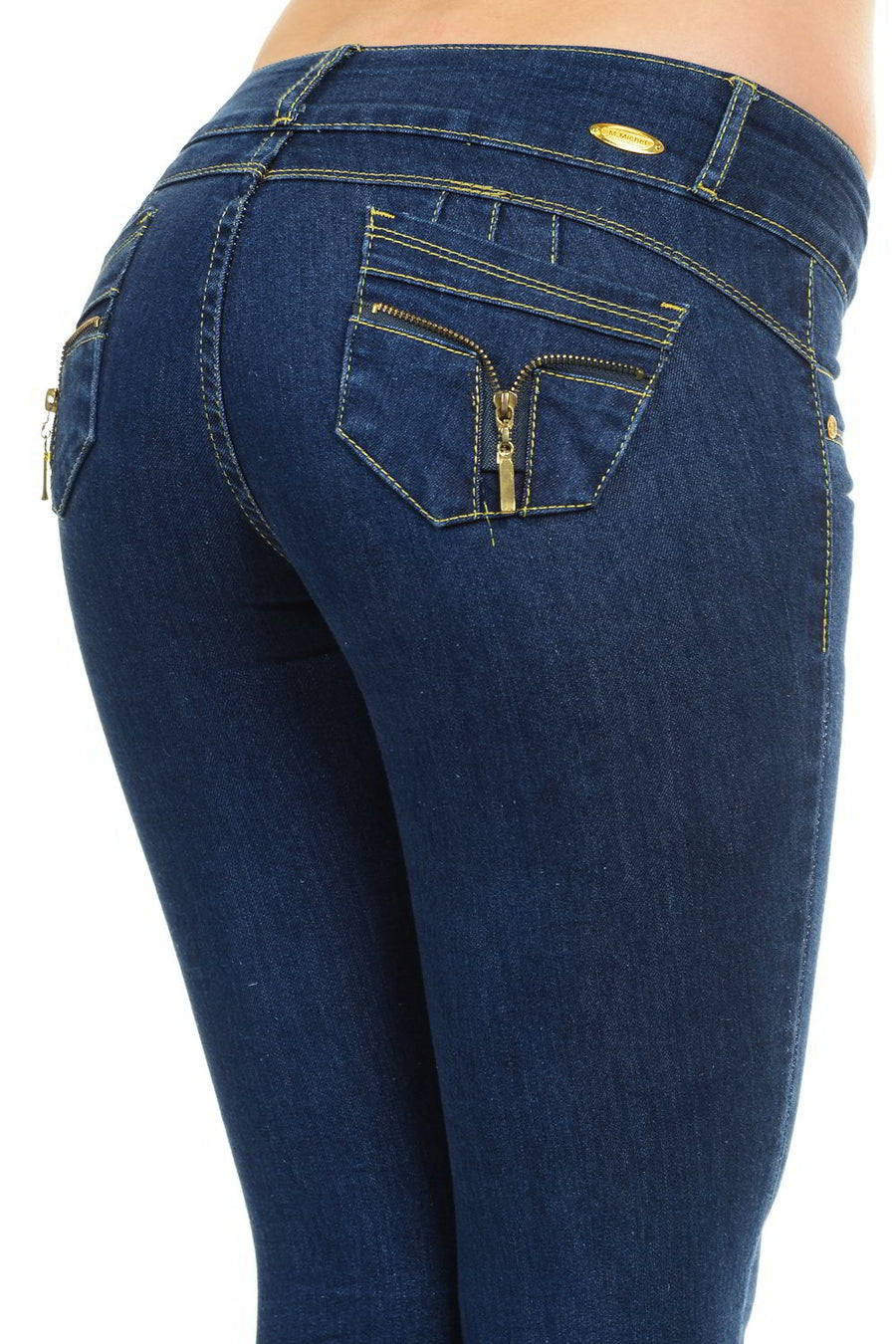 M.Michel Women's Jeans Colombian Design, Butt Lift, Levanta Cola, Push Up, Skinny - Style M947