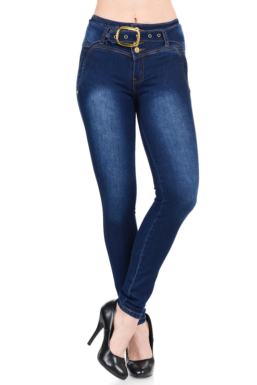 M.Michel Women's Jeans Colombian Design, Butt Lift, Levanta Cola, Push Up, Skinny - Style N121