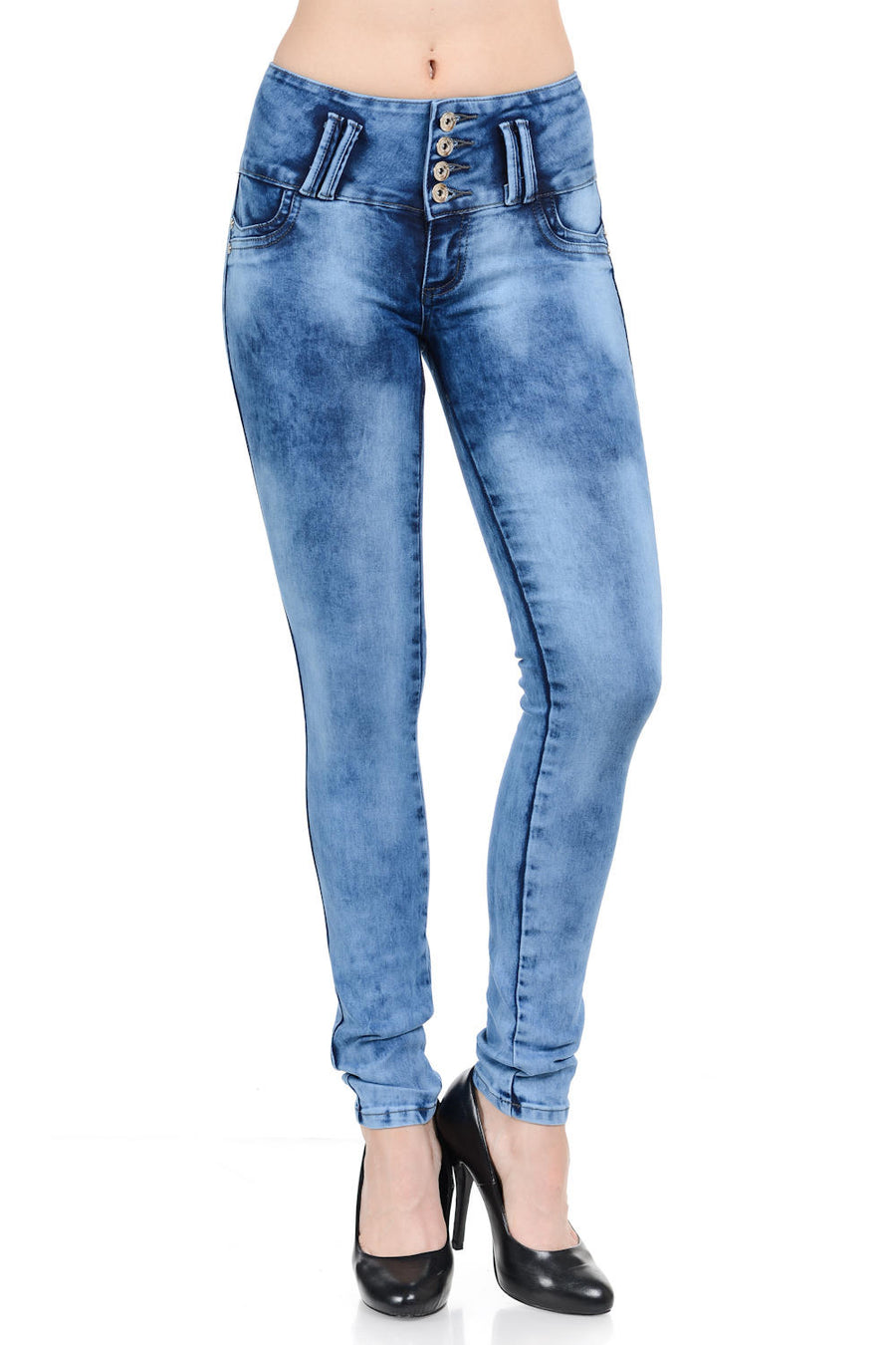 M.Michel Women's Jeans Colombian Design, Butt Lift, Levanta Cola, Push Up, Skinny - Style N1397