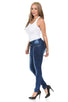 M.Michel Women's Jeans Colombian Design, Butt Lift, Levanta Pompa, Push Up, Skinny - Style N1408