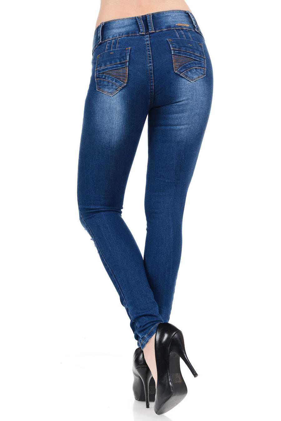 M.Michel Women's Jeans Colombian Design, Butt Lift, Levanta Cola, Push Up, Skinny - Style N2450-R