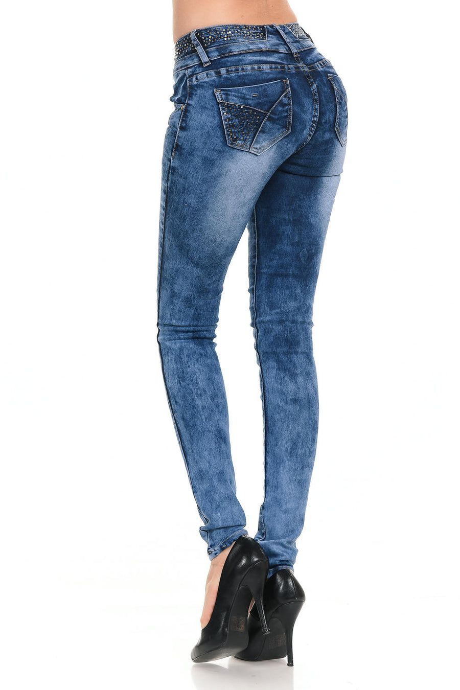 M.Michel Women's Jeans Colombian Design, Butt Lift, Levanta Cola, Push Up, Skinny - Style Q17