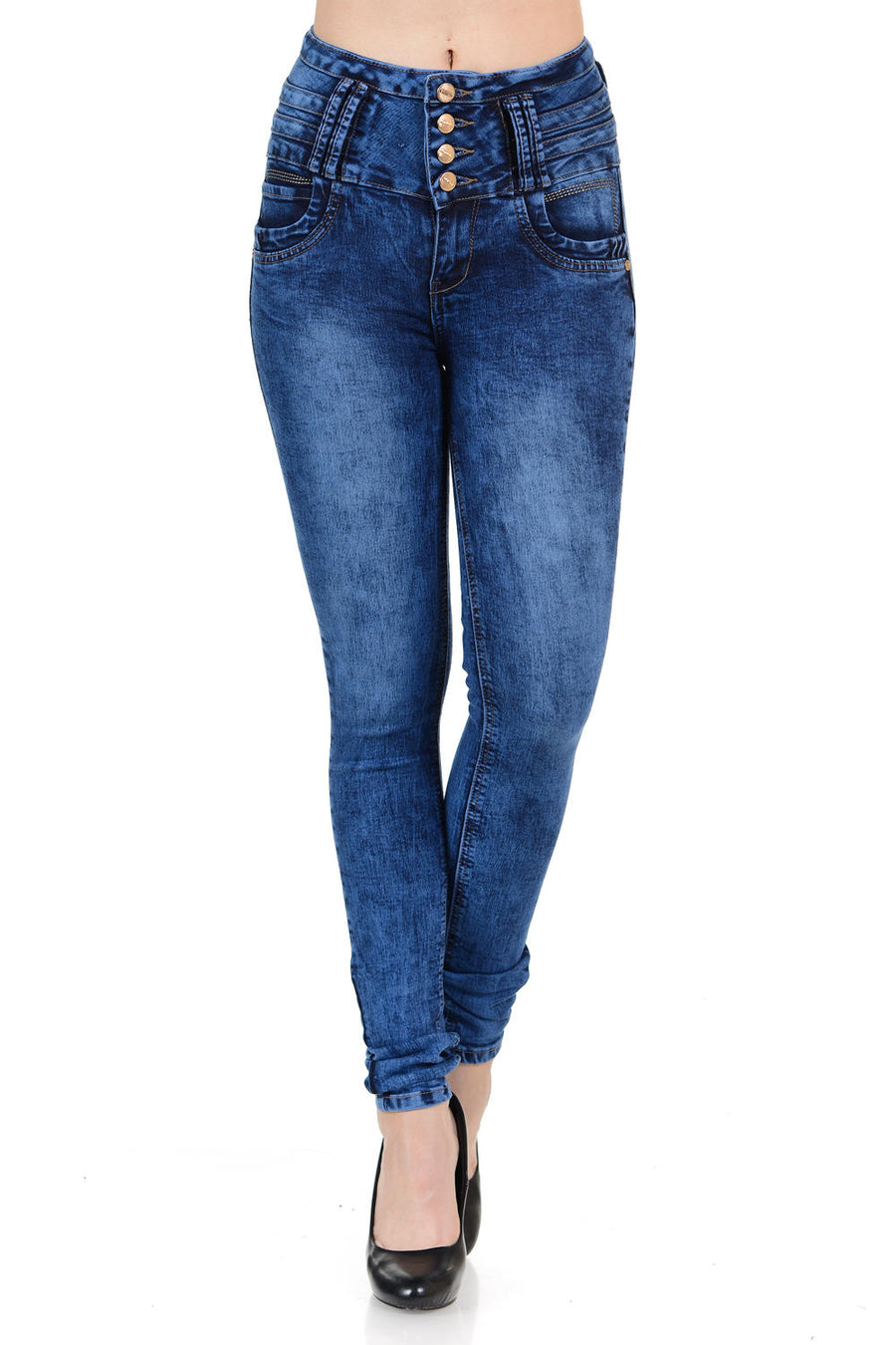 M.Michel Women's Jeans Colombian Design, Butt Lift, Levanta Cola, Push Up, Skinny - Style YC015