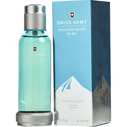 Swiss Army Mountain Water By Victorinox Edt Spray 3.4 Oz