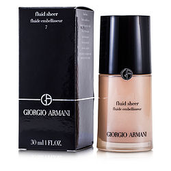 Giorgio Armani Fluid Sheer - # 7 Pale Shimmering Rose --30ml/1oz By Giorgio Armani