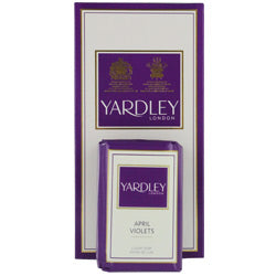 Yardley By Yardley April Violets Luxury Soaps 3x3.5 Oz Each