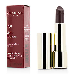 Clarins Joli Rouge (long Wearing Moisturizing Lipstick) - # 738 Royal Plum --3.5g/0.1oz By Clarins