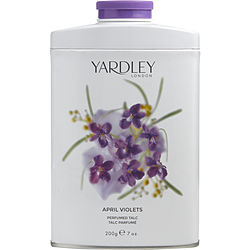 Yardley By Yardley April Violets Tin Talc 7 Oz (new Packaging)