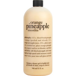 Orange Pineapple Smoothie Shampoo, Shower Gel & Bubble Bath --946.4ml/32oz