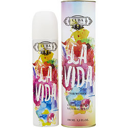 Cuba La Vida By Cuba Eau De Parfum Spray 3.3 Oz