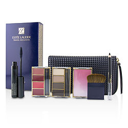 Estee Lauder Travel In Color Makeup Palette (4x Eyeshadow, 4x Lipcolor, 1x Blush, 1x Mascara, 1x Eye Pencil, 1x Bag) --- By Estee Lauder